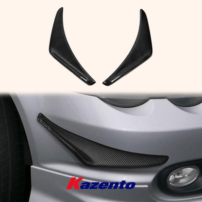 Kazento For Honda 02-06 Integra DC5 Acura RSX Carbon Fiber Front Bumper Splitter Canard Kazento Carbon Parts 车身侧板 DC5-CANA-CF
