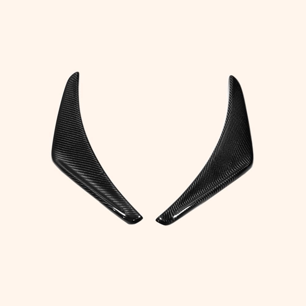 Kazento For Honda 02-06 Integra DC5 Acura RSX Carbon Fiber Front Bumper Splitter Canard Kazento Carbon Parts 车身侧板 DC5-CANA-CF