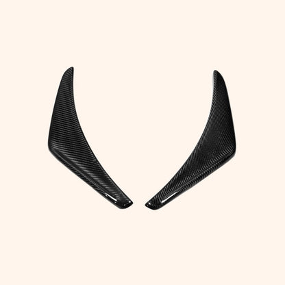 Kazento For Honda 02-06 Integra DC5 Acura RSX Carbon Fiber Front Bumper Splitter Canard Kazento Carbon Parts 车身侧板 DC5-CANA-CF