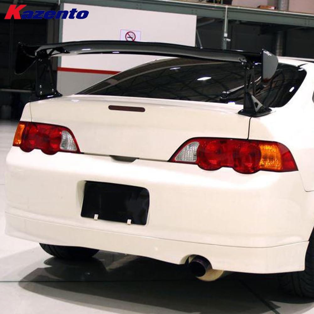 Kazento For Honda 02-06 Integra DC5 Acura RSX MU Style Fiberglass Unpaint Trunk Spoiler Kazento Carbon Parts 车身侧板 DC5-RS-GT-MUG-FRP