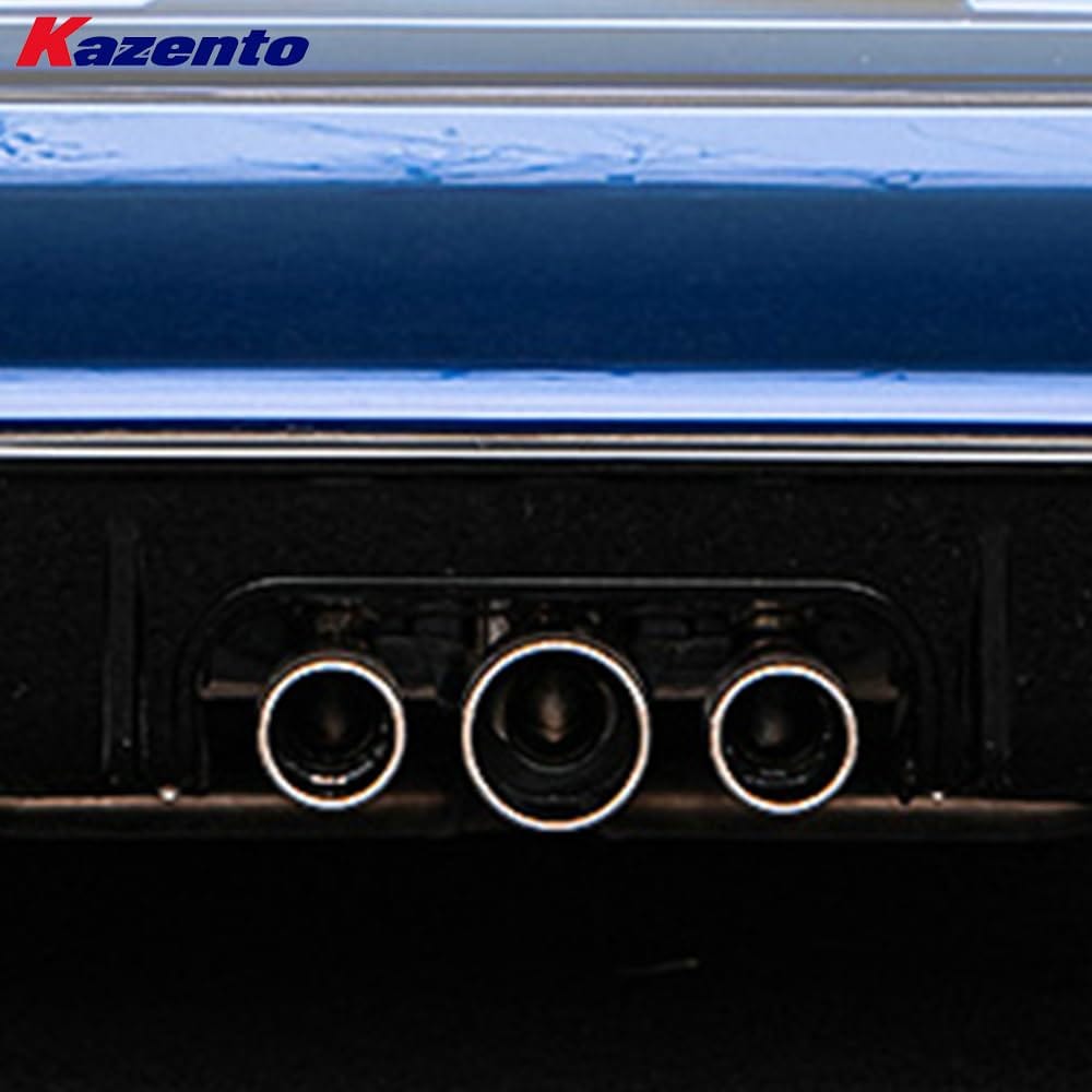 Kazento For Honda 11th Civic FE1 Sedan 22-24 PP TypeR Style Rear Bumper Middle Exhaust