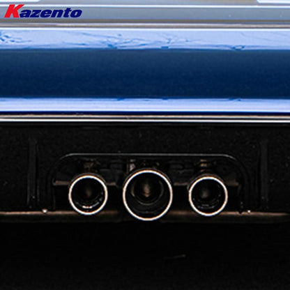 Kazento For Honda 11th Civic FE1 Sedan 22-24 PP TypeR Style Rear Bumper Middle Exhaust