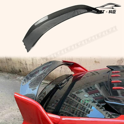 Kazento For Honda 17 onwards Civic Type R FK8 VRSAR1 Style Rear wing flap (5 Door Hatch) Carbon Fiber Spoiler Kazento Carbon Parts 车身侧板 FK8-RS-BLD-VRS-CF