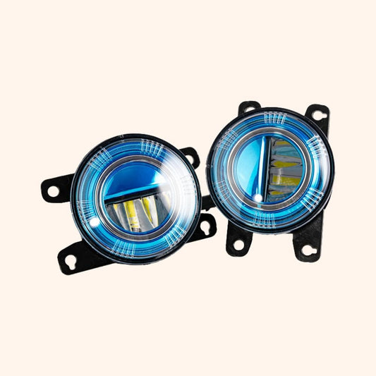Kazento For Honda Civic 10th FC FK7 FK8 16-21 ABS Modified Front Bumper Fog Light Kazento Carbon Parts 车身侧板 White FCFK7FK8-FOGLT-W-MD-ABS