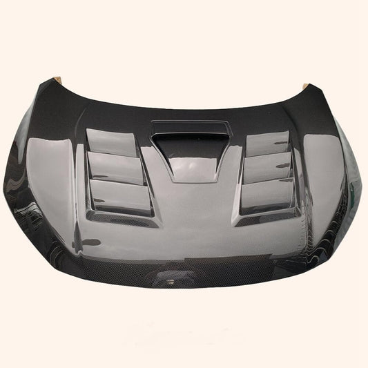 Kazento For Honda CIVIC 10th FC Sedan 16-20 EVO Style Cooling Vented Hood Carbon Fiber Kazento Carbon Parts 车身侧板 FC-HOOD-EVO-CF