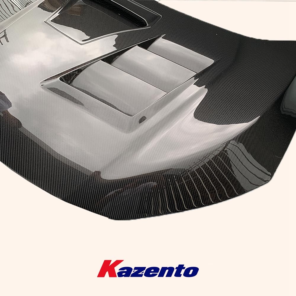 Kazento For Honda CIVIC 10th FC Sedan 16-20 EVO Style Cooling Vented Hood Carbon Fiber