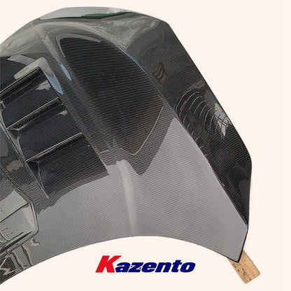 Kazento For Honda CIVIC 10th FC Sedan 16-20 EVO Style Cooling Vented Hood Carbon Fiber