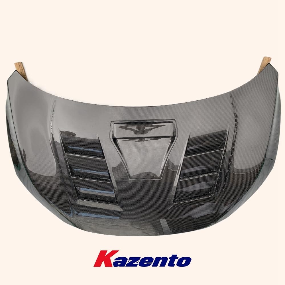 Kazento For Honda CIVIC 10th FC Sedan 16-20 EVO Style Cooling Vented Hood Carbon Fiber