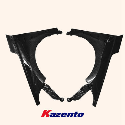 Kazento For Honda Civic 11th 2022 2023 FE1 (Sedan Only) Honeycom Carbon Fiber Vented Fender Kazento Carbon Parts 车身侧板 FL1-FF-V1-HCF