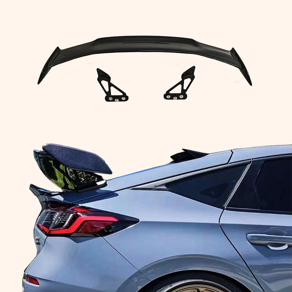 Kazento For Honda Civic 11th 2022-24 FL1 (Hatchback Only)  M Style Carbon Rear Spoiler Kazento Carbon Parts 车身侧板 FL1-RS-MD-CF