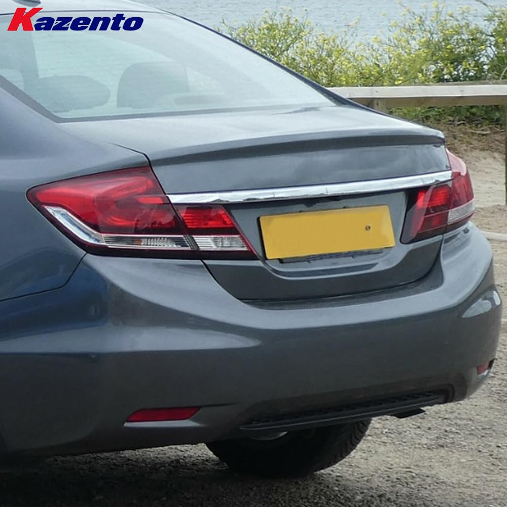 Kazento For Honda Civic FB 2015 Only (4 Door) OEM Style Carbon Fiber Rear Trunk Boot Lid