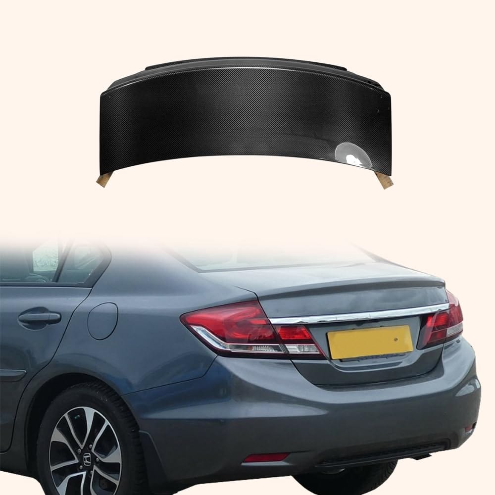 Kazento For Honda Civic FB 2015 Only (4 Door) OEM Style Carbon Fiber Rear Trunk Boot Lid