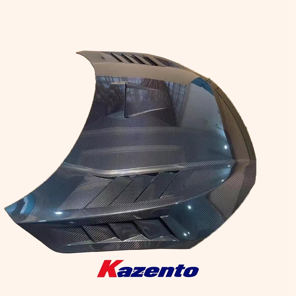 Kazento For Honda Civic FC FK7 2016-2022 Carbon Fiber ADL Style Vented Front Hood Bonnet Kazento Carbon Parts 引擎盖 Carbon Fiber FC-HOOD-ADL-CF