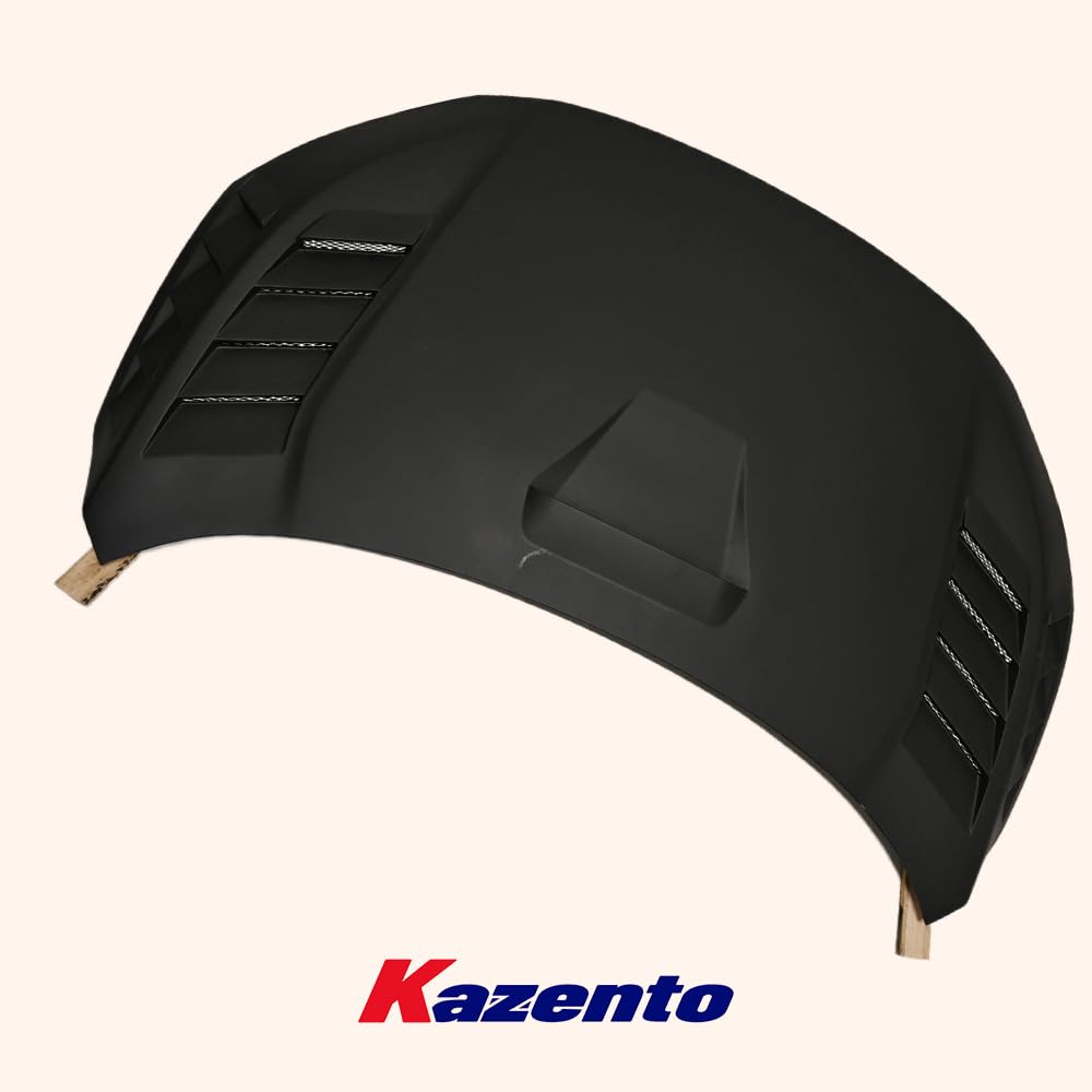 Kazento For Honda Civic FC FK7 2016-2022 Fiber Glass ADL Style Vented Front Hood Bonnet Kazento Carbon Parts 引擎盖 FC-HOOD-ADL-FRP