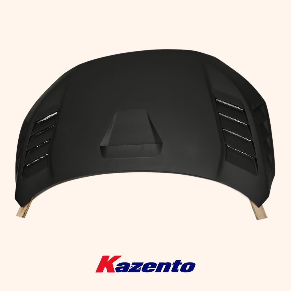 Kazento For Honda Civic FC FK7 2016-2022 Fiber Glass ADL Style Vented Front Hood Bonnet Kazento Carbon Parts 引擎盖 FC-HOOD-ADL-FRP