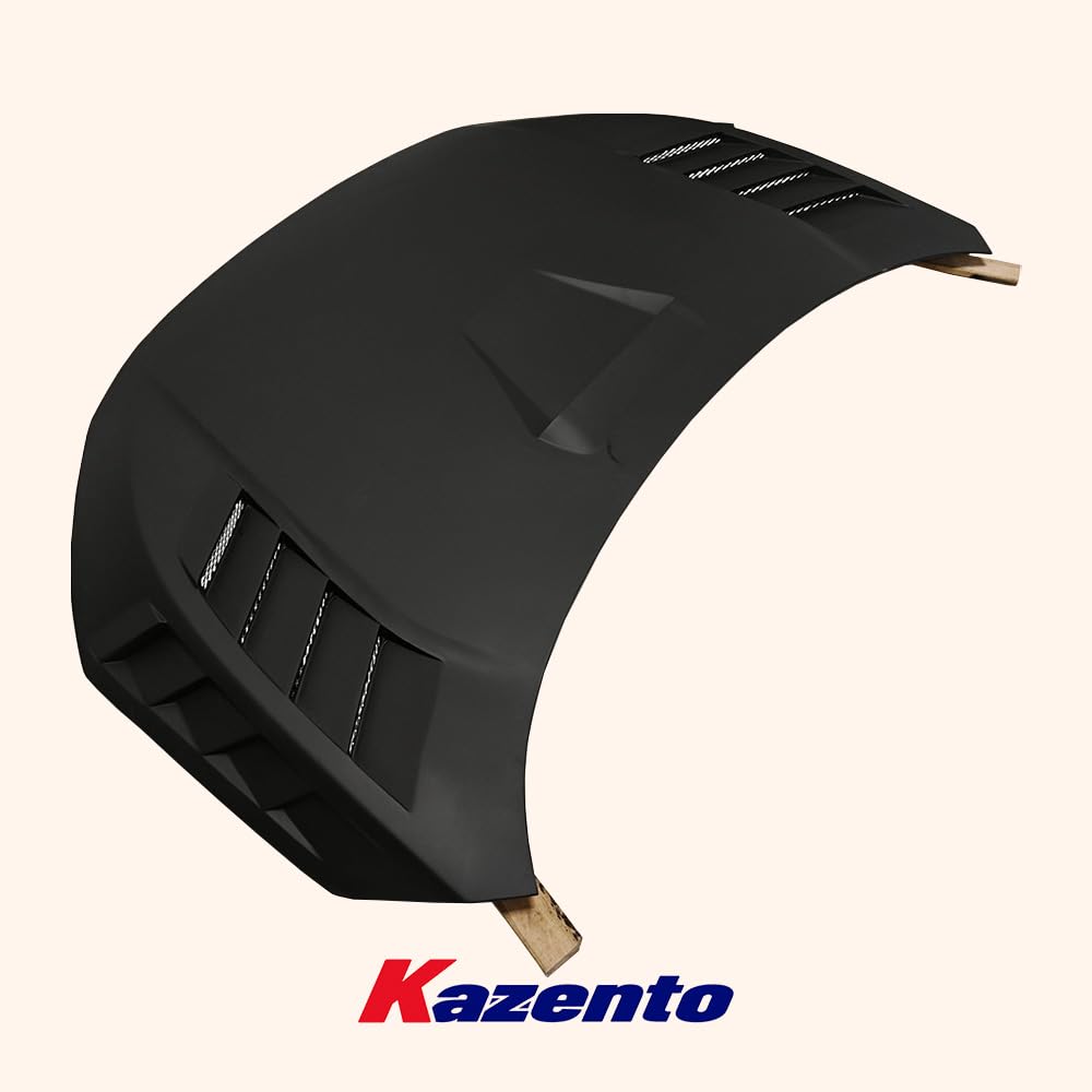 Kazento For Honda Civic FC FK7 2016-2022 Fiber Glass ADL Style Vented Front Hood Bonnet Kazento Carbon Parts 引擎盖 FC-HOOD-ADL-FRP