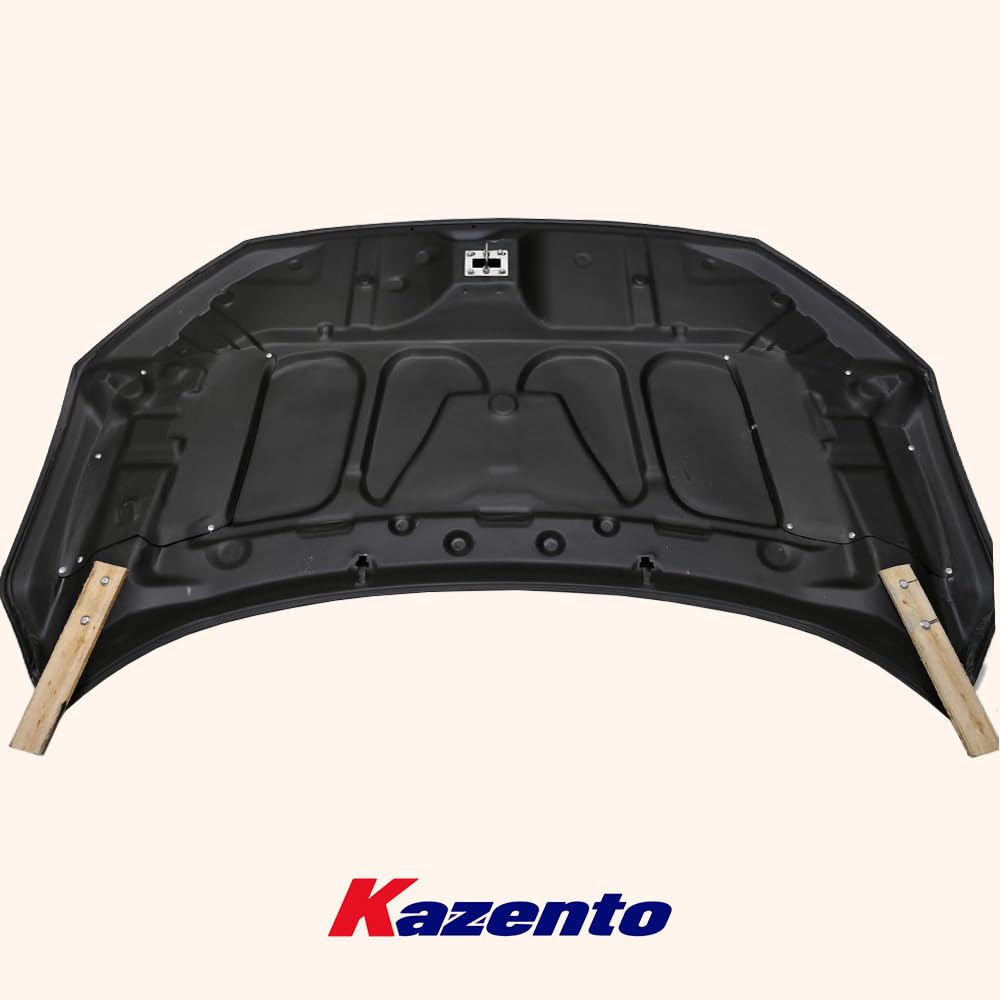 Kazento For Honda Civic FC FK7 2016-2022 Fiber Glass ADL Style Vented Front Hood Bonnet Kazento Carbon Parts 引擎盖 FC-HOOD-ADL-FRP