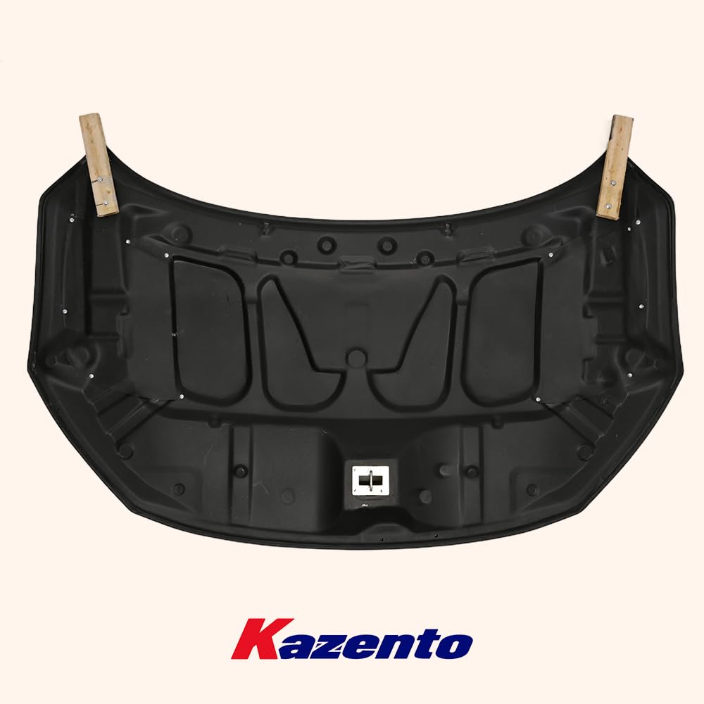 Kazento For Honda Civic FC FK7 2016-2022 Fiber Glass ADL Style Vented Front Hood Bonnet Kazento Carbon Parts 引擎盖 FC-HOOD-ADL-FRP