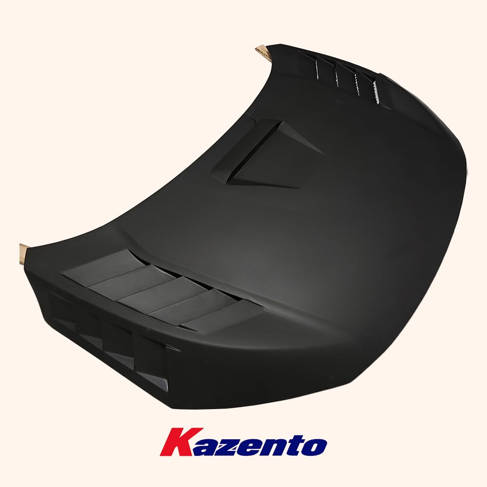 Kazento For Honda Civic FC FK7 2016-2022 Fiber Glass ADL Style Vented Front Hood Bonnet Kazento Carbon Parts 引擎盖 FC-HOOD-ADL-FRP