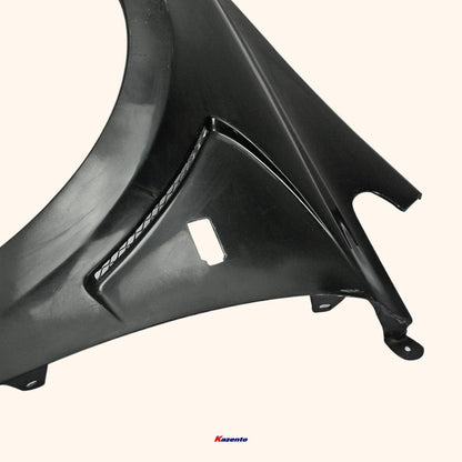 Kazento For Honda Civic Fd2 Js Racing Front Vented Fender (Wide 20Mm) Fiber Glass Kazento Carbon Parts 车身侧板 FD2-FF-JS-FRP