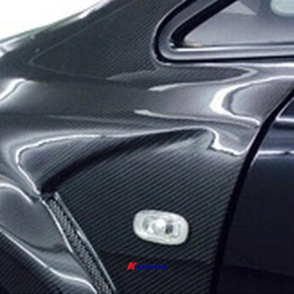 Kazento For Honda Civic Fd2 Js Racing Front Vented Fender (Wide 20Mm) Fiber Glass Kazento Carbon Parts 车身侧板 FD2-FF-JS-FRP