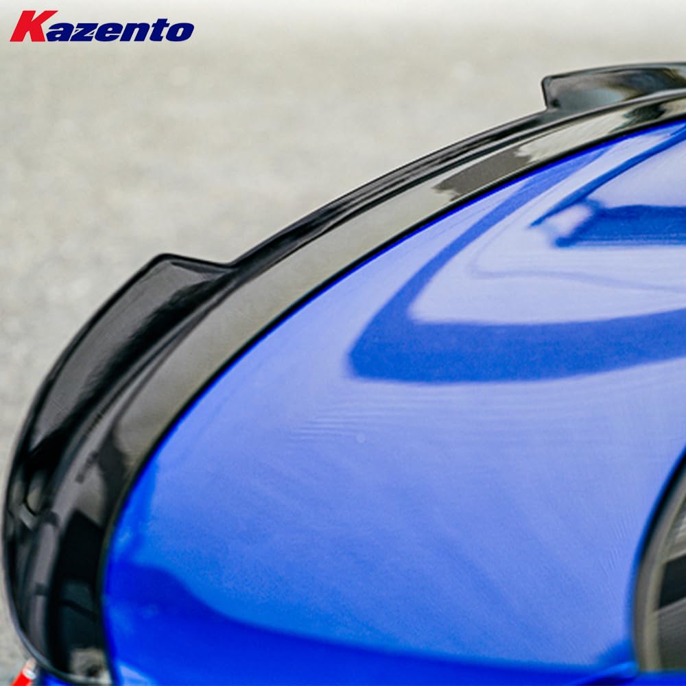 Kazento For Honda Civic FE1 Sedan 2022-24 ABS Black PM Style Rear Ductail Spoiler Lip