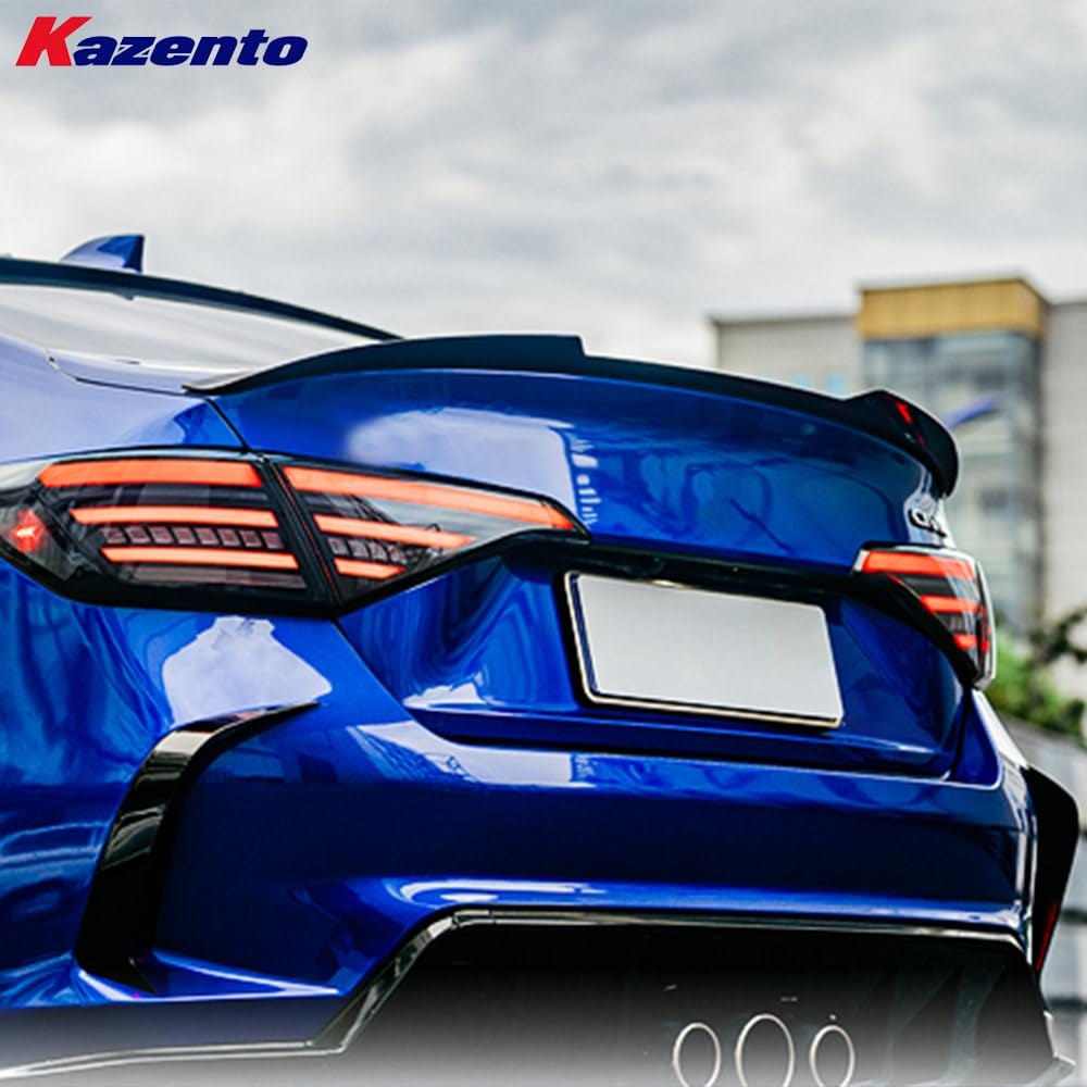 Kazento For Honda Civic FE1 Sedan 2022-24 ABS Black PM Style Rear Ductail Spoiler Lip
