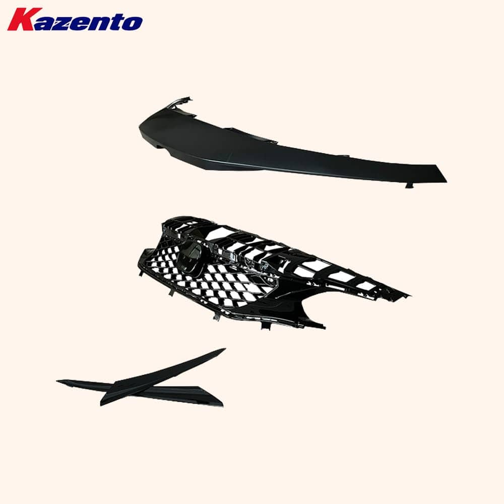 Kazento For Honda Civic FE1 Sedan 2022-24 ABS Front Center Grille Replace Kazento Carbon Parts 车身侧板