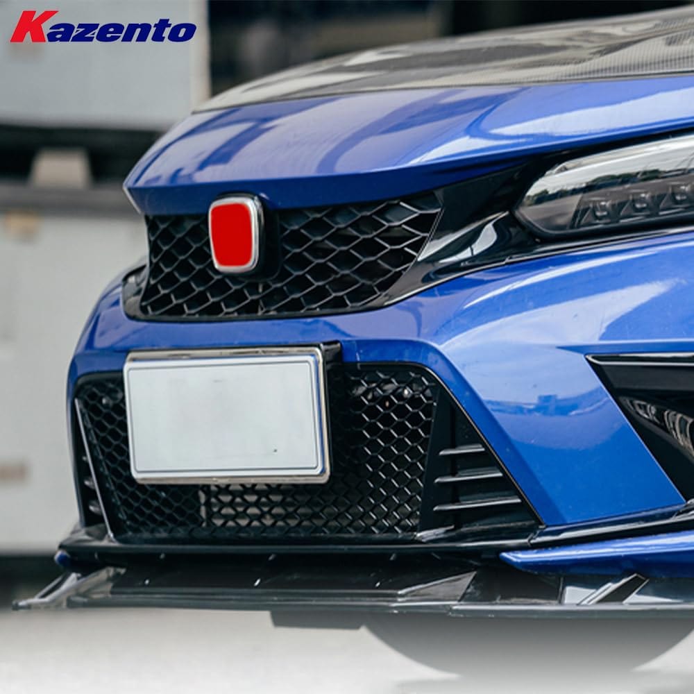 Kazento For Honda Civic FE1 Sedan 2022-24 ABS Front Center Grille Replace Kazento Carbon Parts 车身侧板