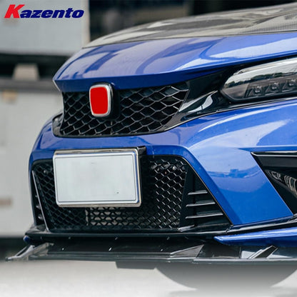 Kazento For Honda Civic FE1 Sedan 2022-24 ABS Front Center Grille Replace Kazento Carbon Parts 车身侧板