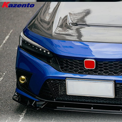 Kazento For Honda Civic FE1 Sedan 2022-24 ABS Front Center Grille Replace Kazento Carbon Parts 车身侧板