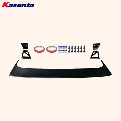 Kazento For Honda Civic FE1 Sedan 2022-24 ABS TypeR Style Rear Trunk GT Spoiler Wing Kazento Carbon Parts 车身侧板 FE1-RS-GT-TR-ABS