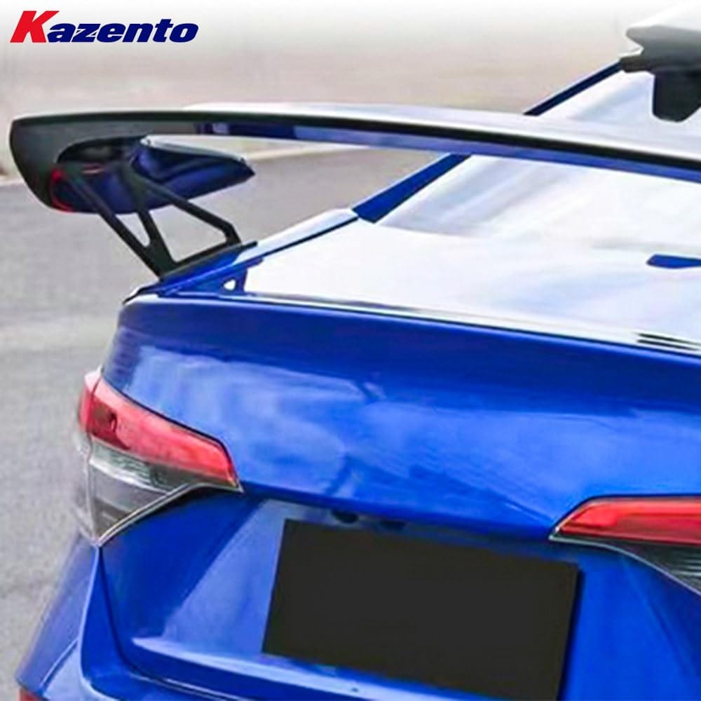 Kazento For Honda Civic FE1 Sedan 2022-24 ABS TypeR Style Rear Trunk GT Spoiler Wing Kazento Carbon Parts 车身侧板 FE1-RS-GT-TR-ABS
