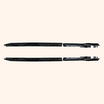 Kazento For Honda Civic FE1 Sedan 22-24 ABS Black TypeR Style Side Skirts Extensions Kazento Carbon Parts 车身侧板 FE1-SSX-TR-ABS-BK