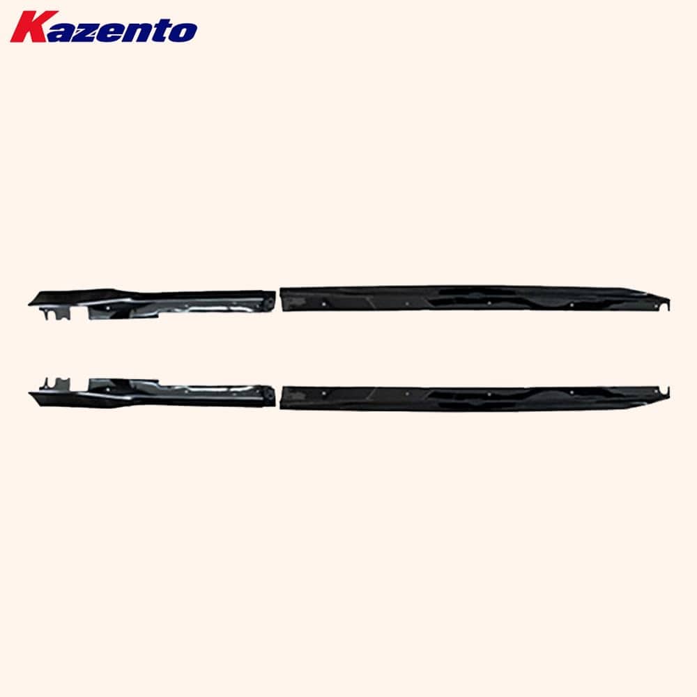 Kazento For Honda Civic FE1 Sedan 22-24 ABS Black TypeR Style Side Skirts Extensions