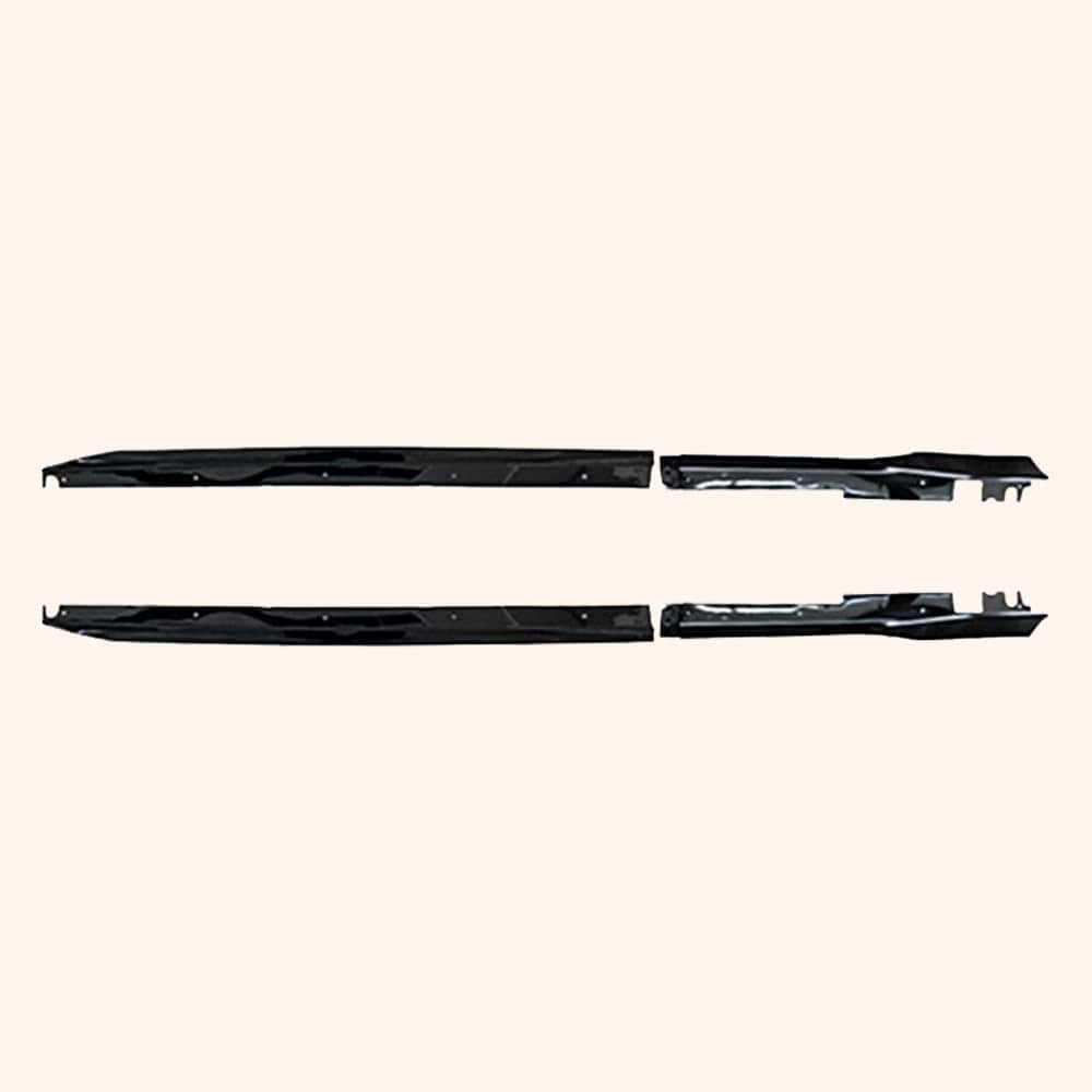 Kazento For Honda Civic FE1 Sedan 22-24 ABS Black TypeR Style Side Skirts Extensions