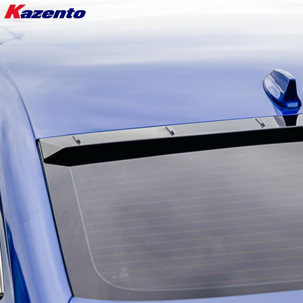 Kazento For Honda Civic FE1 Sedan 22-24 ABS Glossy Black Rear Roof Spoiler Wing Lip Kazento Carbon Parts 车身侧板 FE1-RS-RF-MD-ABS-BK