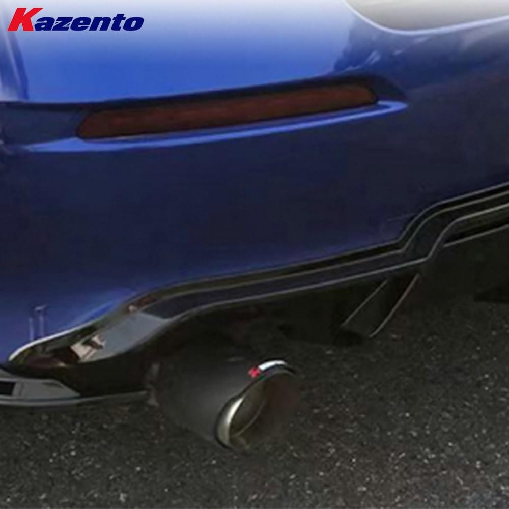 Kazento For Honda Civic FE1 Sedan PP TypeR Style Rear Bumper (side double exhaust exit) Kazento Carbon Parts 车身侧板 FE1-RB-SD-TR-PP