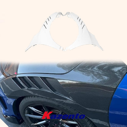 Kazento For HONDA Civic FK7 FC1 EPA ATTK type Front Vented Fender (with upper vent) Fiber Glass Kazento Carbon Parts 车身侧板 FK7-FF-ATTK-FRP