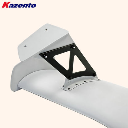 Kazento For Honda Civic FK7 FK8 VTX2 Style Fiberglass Unpaint Rear Trunk GT Spoiler Wing Kazento Carbon Parts 车身侧板 FK8-RS-GT-VTX2&-FRP