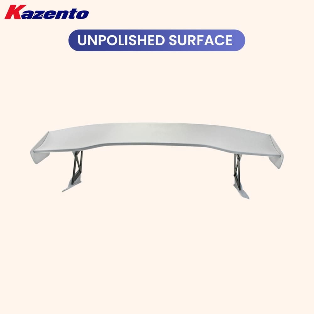 Kazento For Honda Civic FK7 FK8 VTX2 Style Fiberglass Unpaint Rear Trunk GT Spoiler Wing Kazento Carbon Parts 车身侧板 FK8-RS-GT-VTX2&-FRP
