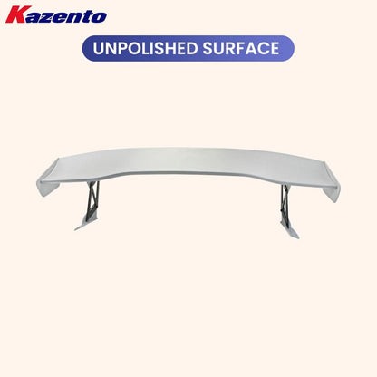 Kazento For Honda Civic FK7 FK8 VTX2 Style Fiberglass Unpaint Rear Trunk GT Spoiler Wing Kazento Carbon Parts 车身侧板 FK8-RS-GT-VTX2&-FRP