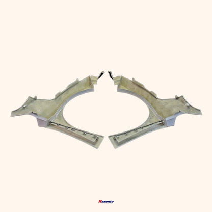 Kazento For Honda Civic Fk7 Tcr Type Front Wide Fender Fiber Glass Kazento Carbon Parts 车身侧板 FK7-FF-TCR-FRP