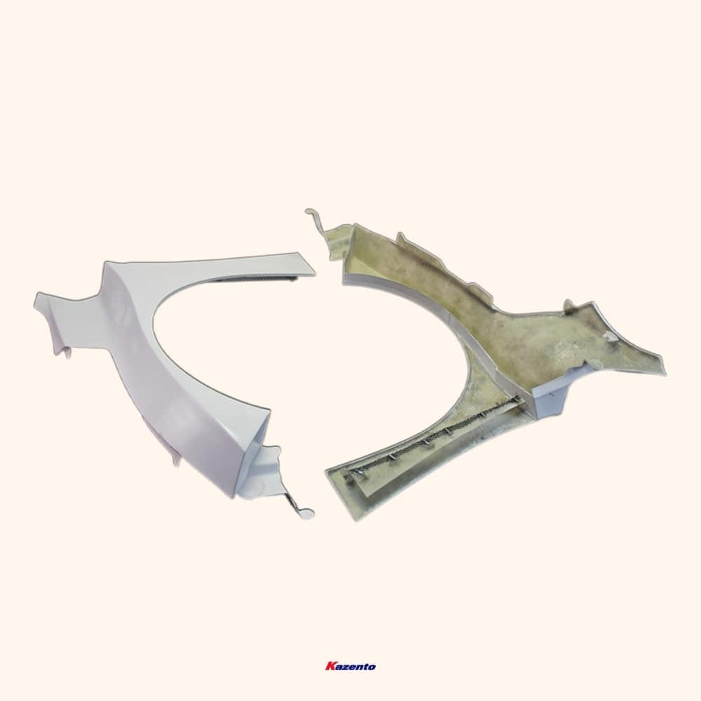 Kazento For Honda Civic Fk7 Tcr Type Front Wide Fender Fiber Glass