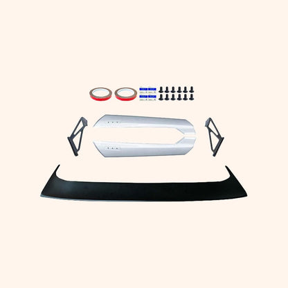 Kazento For Honda Civic FL1  2022-24 ABS Glossy Black TypeR Style Rear GT Spoiler Wing Kazento Carbon Parts 车身侧板 FL1-RS-GT-TR-ABS-BK