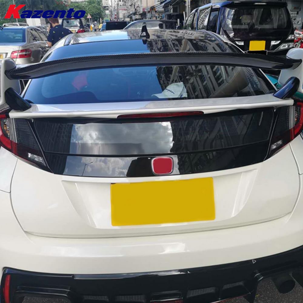 Kazento For Honda Civic Type R FK2 15-17 EPA Style Rear Spoiler Blade Carbon Fiber Kazento Carbon Parts 车身侧板 FK2-RSB-EPA-CF
