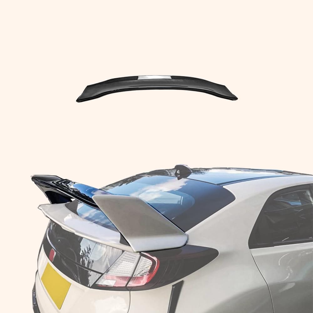 Kazento For Honda Civic Type R FK2 15-17 EPA Style Rear Spoiler Blade Carbon Fiber Kazento Carbon Parts 车身侧板 FK2-RSB-EPA-CF