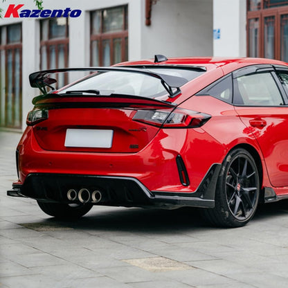 Kazento For Honda Civic Type R FL5 2023-24 ABS L Style Rear Wing Spoiler Blade Kazento Carbon Parts 车身侧板 FL5-RS-BLD-L-ABS