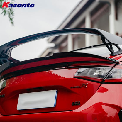 Kazento For Honda Civic Type R FL5 2023-24 ABS L Style Rear Wing Spoiler Blade Kazento Carbon Parts 车身侧板 FL5-RS-BLD-L-ABS