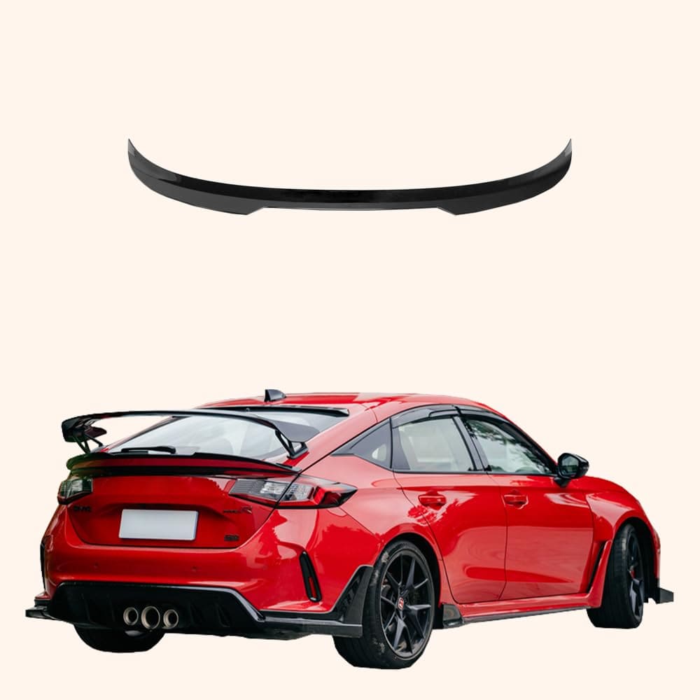 Kazento For Honda Civic Type R FL5 2023-24 ABS L Style Rear Wing Spoiler Blade Kazento Carbon Parts 车身侧板 FL5-RS-BLD-L-ABS
